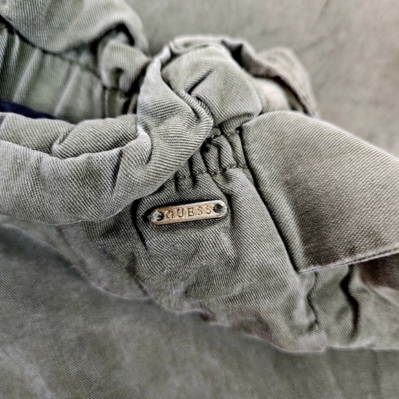 Guess Olive Green Lycocell Jogger Pants Size‎ Large Women's - Picture 4 of 10